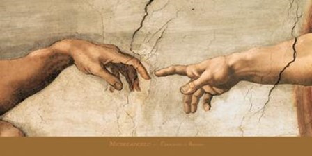 Creazione Di Adamo by Michelangelo Buonarroti art print