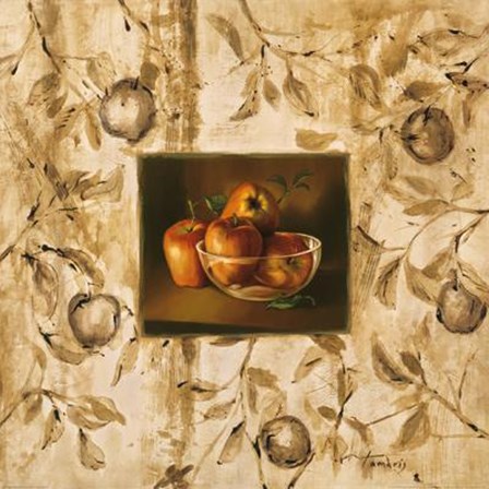 Manzanas En La Mesa by Raul Tamaris art print