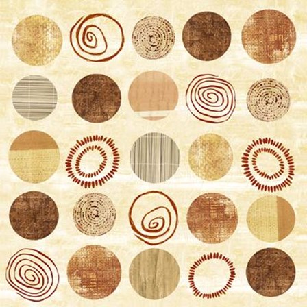 Twenty Five Circular Variations I by M. Louise art print