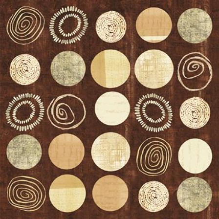 Twenty Five Circular Variations II by M. Louise art print