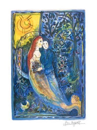 Wedding by Marc Chagall art print