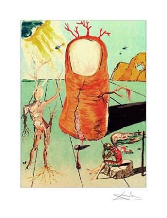 The Thumb (Le) by Salvador Dali art print