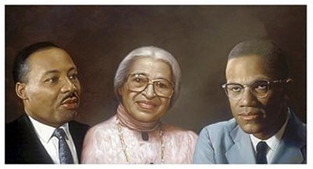 Martin, Rosa, And Malcolm art print