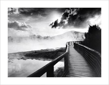 Walkway Over The Lake art print