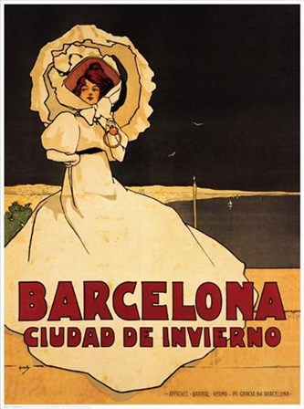 Barcelona art print