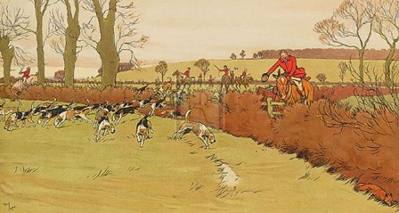 Cottesbrook Hunt by Cecil Aldin art print