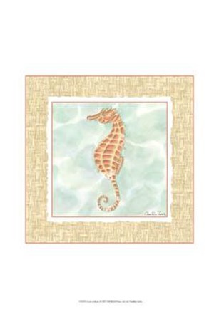 Ocean Seahorse by Chariklia Zarris art print