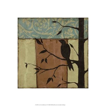 Arts Crafts Silhouette VI by Jennifer Goldberger art print