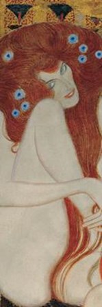 Impurity, c.1902 (detail of Beethoven Frieze) by Gustav Klimt art print