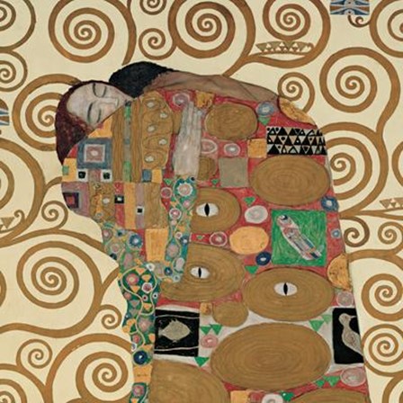 Fulfillment, c.1909 (detail) by Gustav Klimt art print