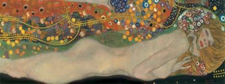 Water Serpents II, c.1907 (detail) by Gustav Klimt art print