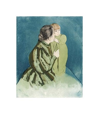 Peasant Mother And Child by Mary Cassatt art print