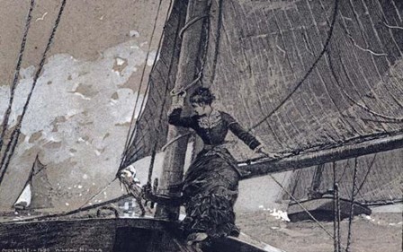 Yachting Girl by Winslow Homer art print