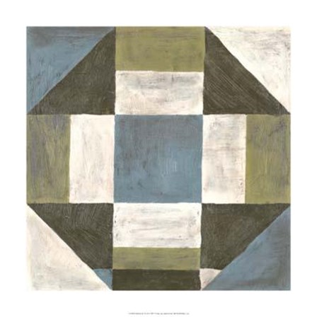 Patchwork Tile II by Vanna Lam art print