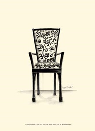 Designer Chair VI by Megan Meagher art print