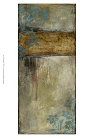 Teal Patina I by Jennifer Goldberger art print