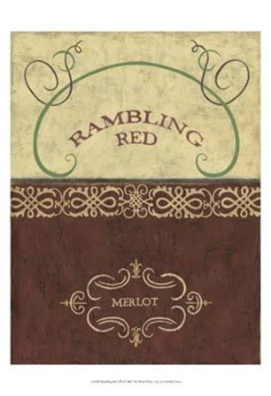 Rambling Red (Pp) by Chariklia Zarris art print