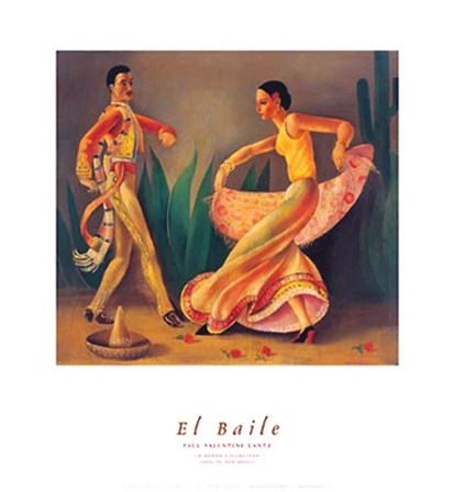 El Baile by Paul V. Lantz art print