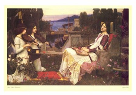 Saint Cecilia by John William Waterhouse art print