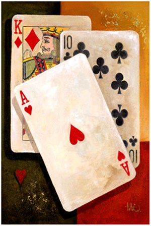 Poker King by Barbara Katz art print