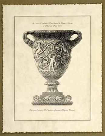 Vintage Harvest Urn II by Francesco Piranesi art print