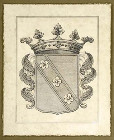 Antique Heraldry IV art print