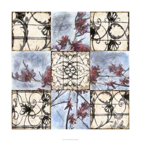 Iron &amp; Blooms by Jennifer Goldberger art print