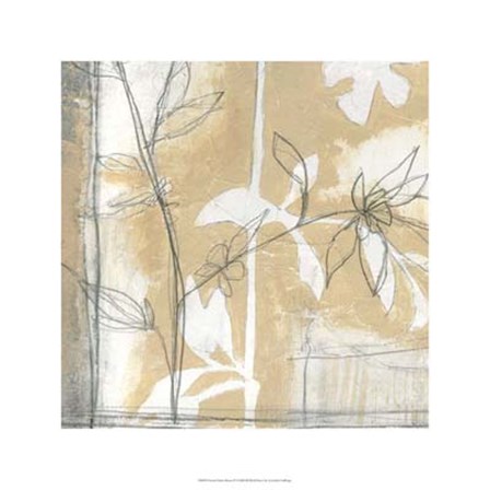 Neutral Garden Abstract IV by Jennifer Goldberger art print