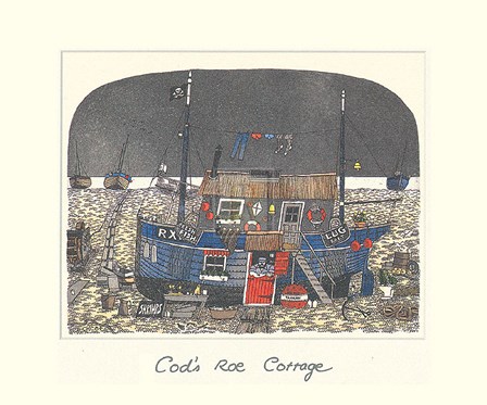 Cod&#39;s Roe Cottage by Chad Coleman art print