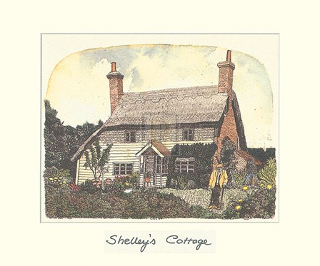 Shelley&#39;s Cottage by Chad Coleman art print