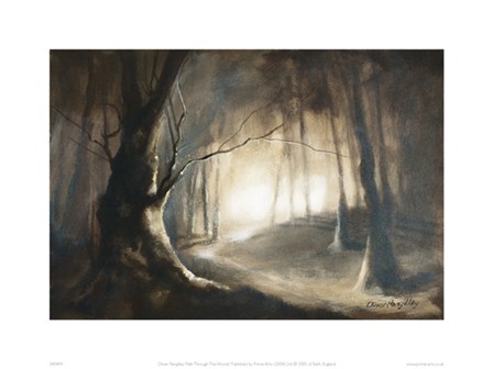 Path Though The Woods by Oli Pengilley art print