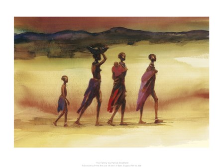 The Family by Patrick Bradfield art print