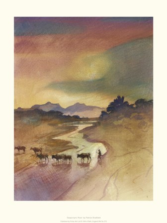 Ewasonyiro River by Patrick Bradfield art print