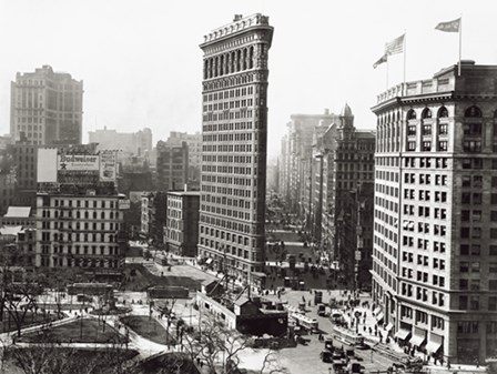 The Flatiron Building, NYC 1916 art print