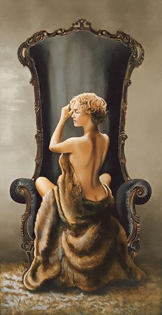 Seated Beauty by Ron Di Scenza art print