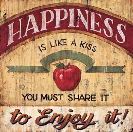 Happiness by B Mc rae art print