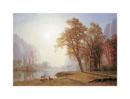 Yosemite Valley by Albert Bierstadt art print