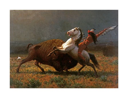 The Last of The Buffalo by Albert Bierstadt art print