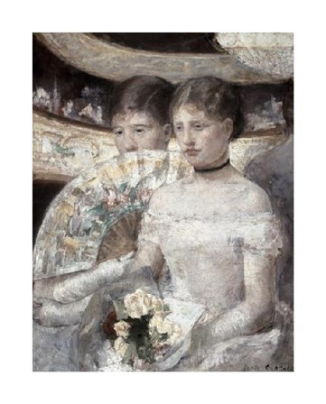 The Loge by Mary Cassatt art print