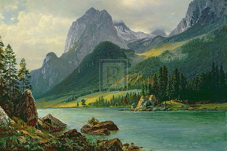 Rocky Mountains by Albert Bierstadt art print