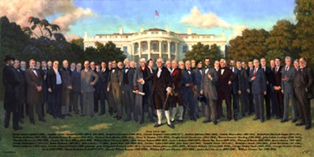 The Presidents: 2009 (medium) by Carl Braude art print