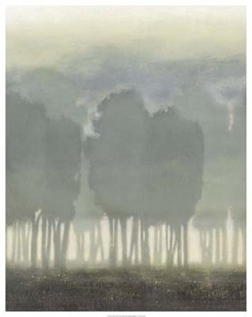 Treeline Haze II by Vision Studio art print