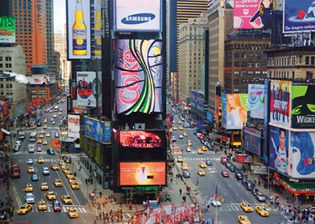 Times Square, New York City by Jose Fuste Raga art print