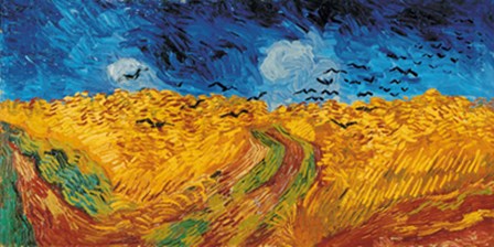 Wheat Field with Crows by Vincent Van Gogh art print