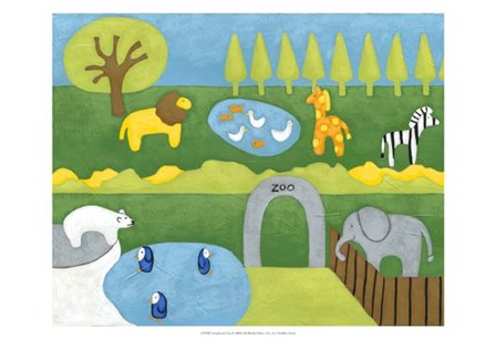 Storybook Zoo by Chariklia Zarris art print