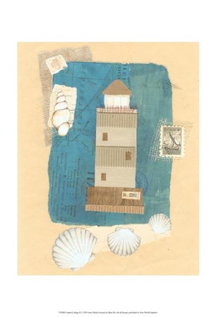 Coastal Collage II by Anne Dolan art print