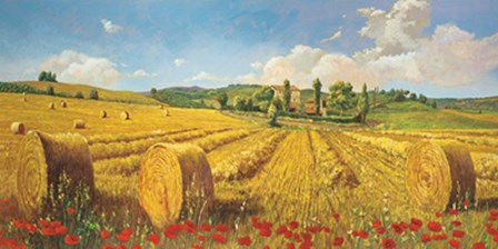 Campagna toscana by Andrea Del Missier art print