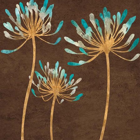 Teal Bloom I by Erin Lange art print