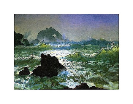 Seal Rock by Albert Bierstadt art print