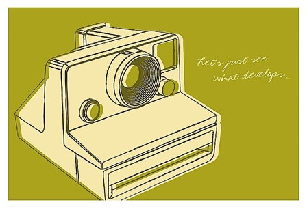 Lunastrella Instant Camera by John W. Golden art print